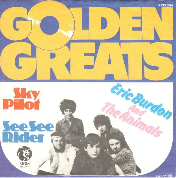 Eric Burdon & The Animals : Sky Pilot / See See Rider (7", Single)
