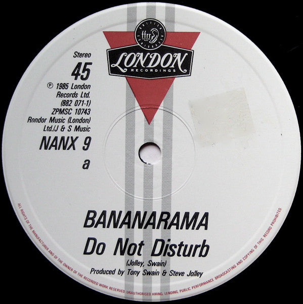 Bananarama : Do Not Disturb (12", Single)