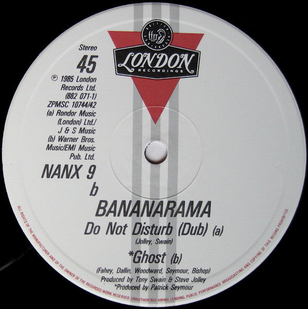 Bananarama : Do Not Disturb (12", Single)