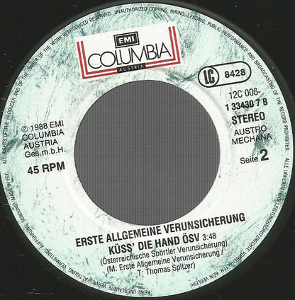 Erste Allgemeine Verunsicherung* : An Der Copacabana (7", Single)