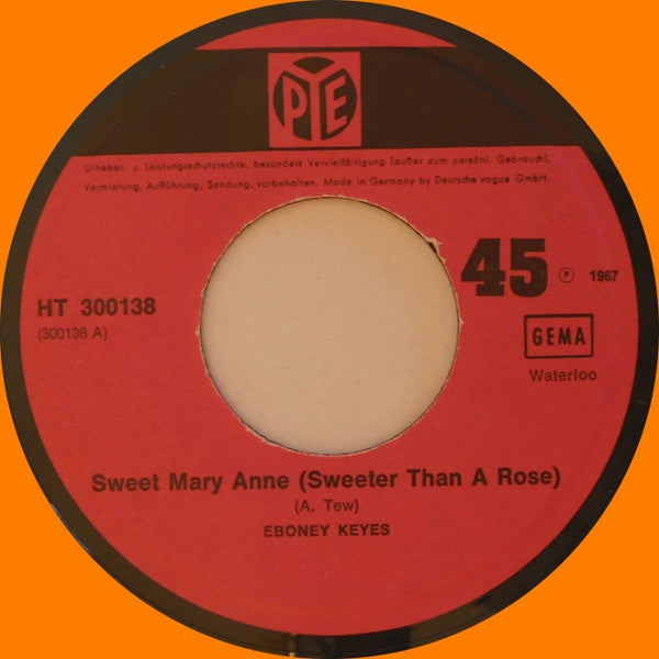 Ebony Keyes : Sweet Mary Anne / Don't (7", Single)