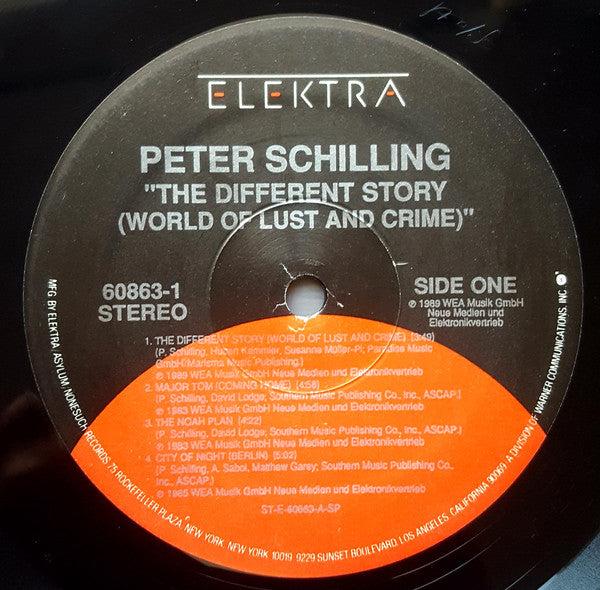 Peter Schilling : The Different Story (World Of Lust And Crime) (LP, Comp)