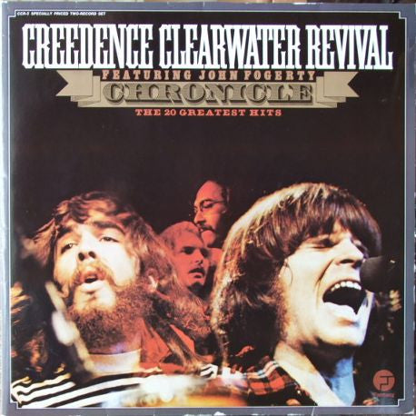 Creedence Clearwater Revival Featuring John Fogerty : Chronicle - The 20 Greatest Hits (2xLP, Comp, RE, Gat)