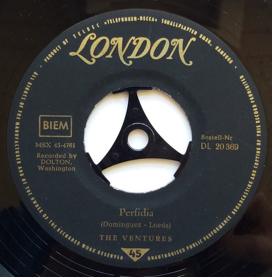 The Ventures : Perfidia / No Trespassing (7", Single)