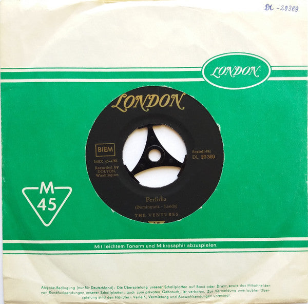 The Ventures : Perfidia / No Trespassing (7", Single)