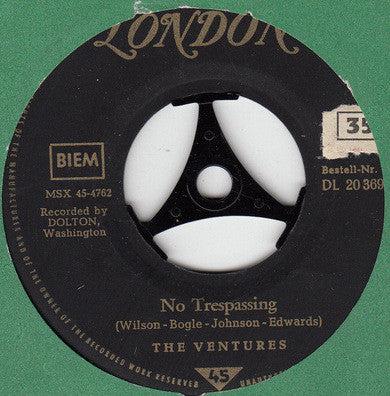 The Ventures : Perfidia / No Trespassing (7", Single)