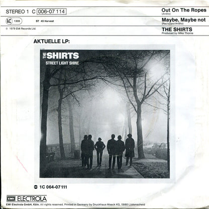 The Shirts : Out On The Ropes (7", Single)