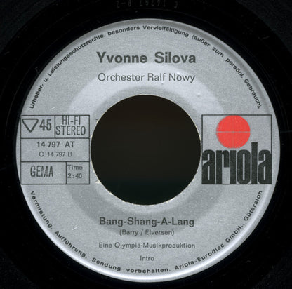 Yvonne Silova : Du Kamst Zu Mir (7", Single)