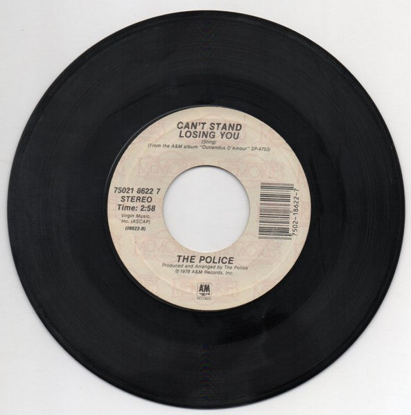 The Police : Roxanne / Can't Stand Losing You (7", Single, RE)