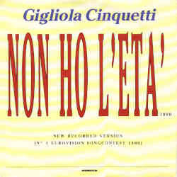 Gigliola Cinquetti, Dino (7) : Non Ho L'eta 1990 / Gli Occhi Miei (7", Single)