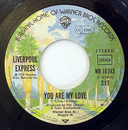 Liverpool Express : You Are My Love (7", Single)