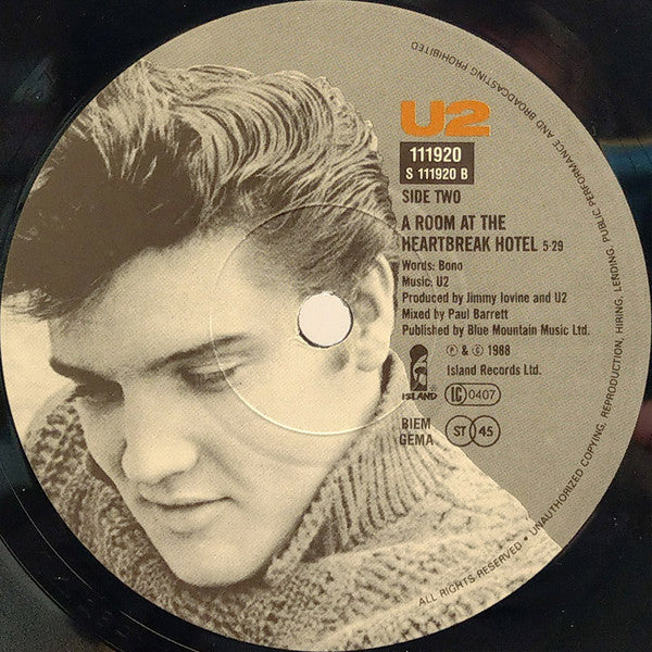 U2 : Angel Of Harlem (7", Single)
