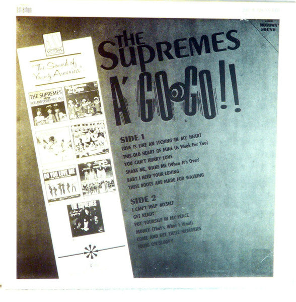 The Supremes : A Go Go (LP, Album, RE)