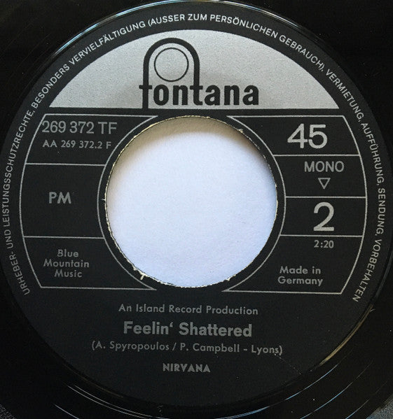 Nirvana (2) : Pentecost Hotel (7", Single, Mono)