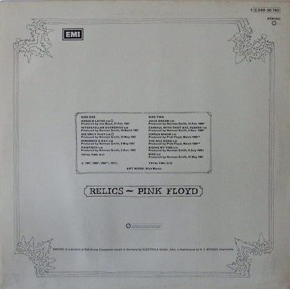 Pink Floyd : Relics (LP, Comp, RE)