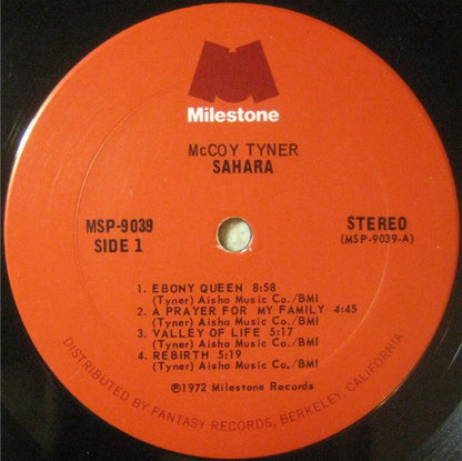 McCoy Tyner : Sahara (LP, Album, RP, San)