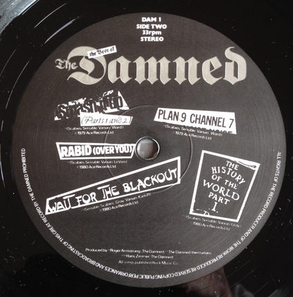 The Damned : Another Great Record From The Damned: The Best Of The Damned (LP, Comp, RE)