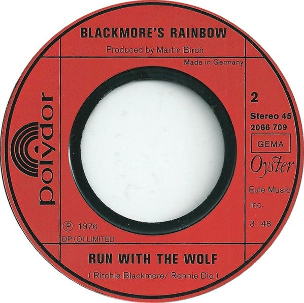 Blackmore's Rainbow* : Starstruck (7", Single)