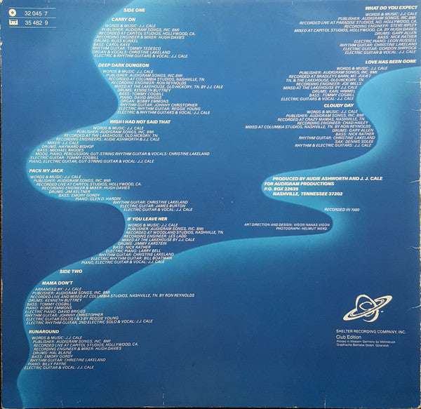 J.J. Cale : Shades (LP, Album, Club)