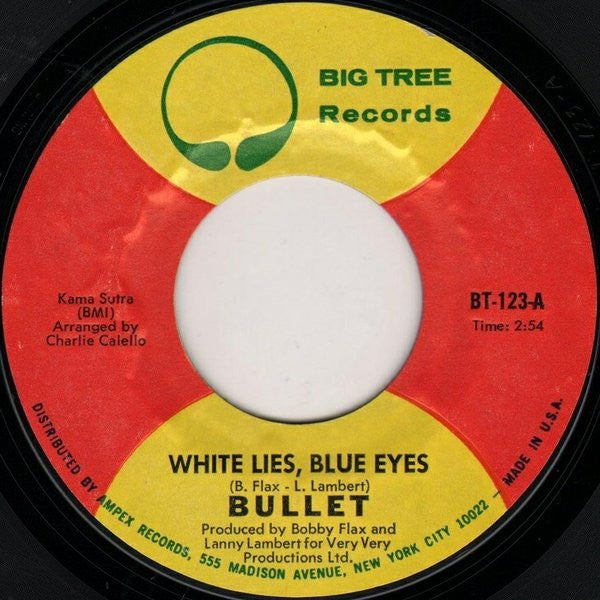 Bullet : White Lies, Blue Eyes (7", Single, Styrene, Mon)