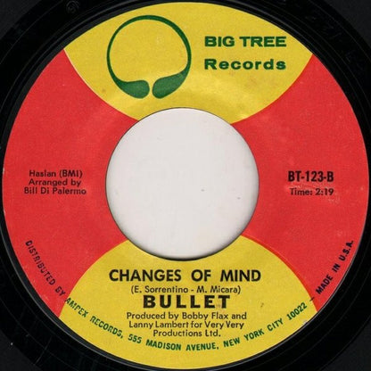 Bullet : White Lies, Blue Eyes (7", Single, Styrene, Mon)