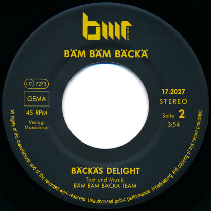 Bäm Bäm Bäckä : Bäm Bäm Bäckä Räp (7", Single)