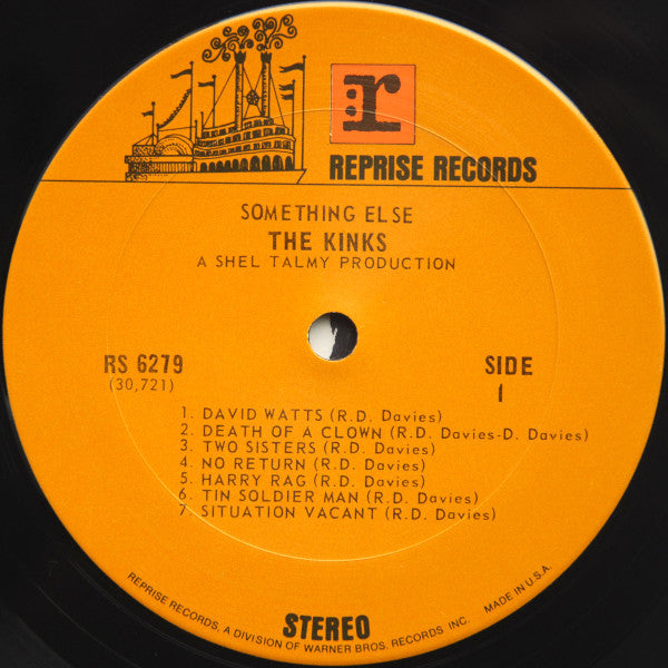 The Kinks : Something Else By The Kinks (LP, Album, RE, San)