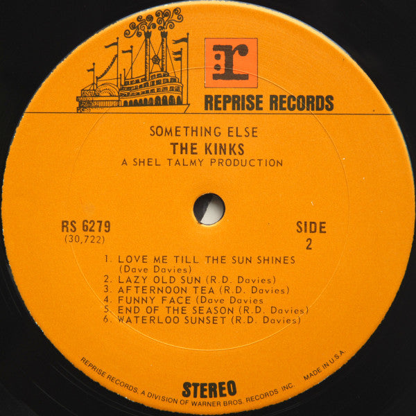 The Kinks : Something Else By The Kinks (LP, Album, RE, San)