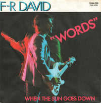 F-R David* : Words (7", Single)
