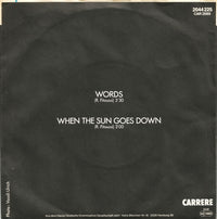 F-R David* : Words (7", Single)