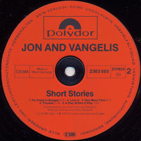 Jon And Vangelis* : Short Stories (LP, Album)