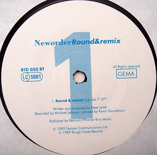 New Order : Round&remix (12")