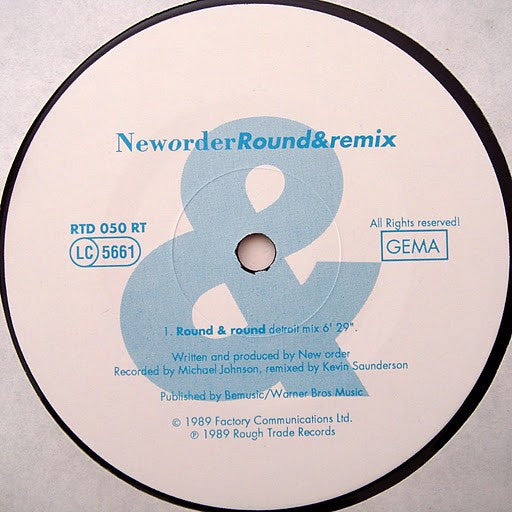 New Order : Round&remix (12")