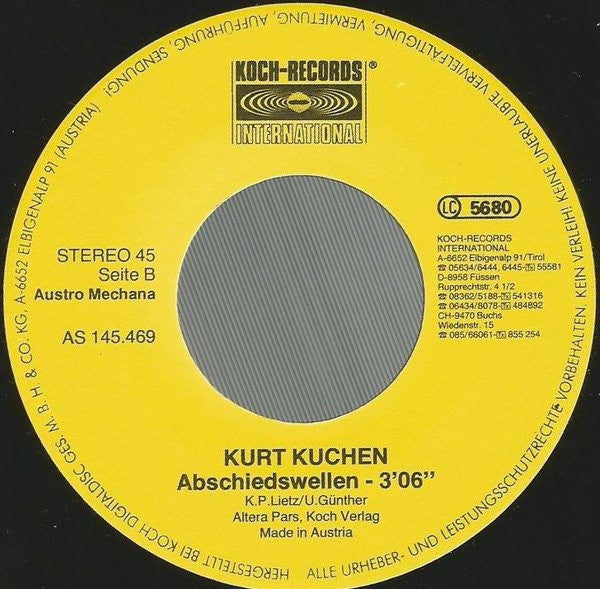 Kurt Kuchen : Kir Royal (7", Single)