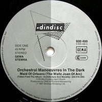 Orchestral Manoeuvres In The Dark : Maid Of Orleans (12", Single)
