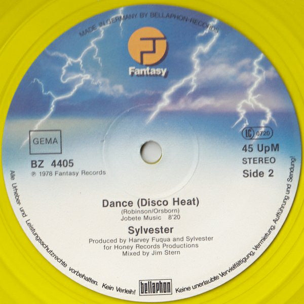 Sylvester : You Make Me Feel (Mighty Real) (12", Single, Yel)