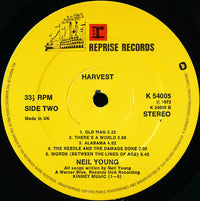 Neil Young : Harvest (LP, Album, RE, Gat)