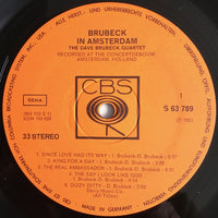 The Dave Brubeck Quartet : Brubeck In Amsterdam (LP, Album)