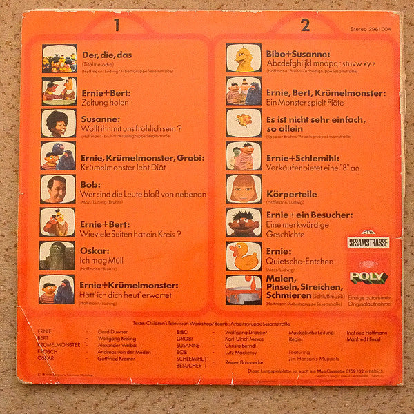 Sesamstrasse : Sesamstrasse Buch Und Schallplatte (LP, Boo)