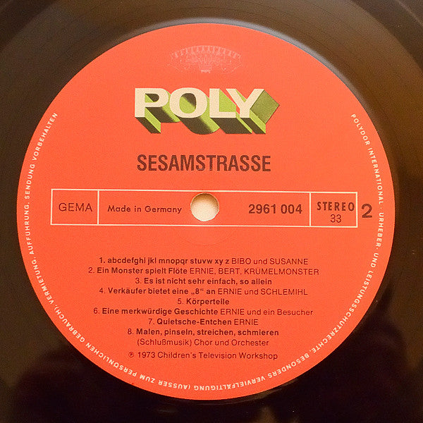 Sesamstrasse : Sesamstrasse Buch Und Schallplatte (LP, Boo)