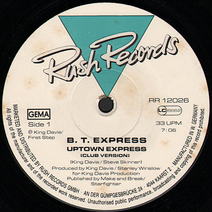 B.T. Express : Uptown Express (12")