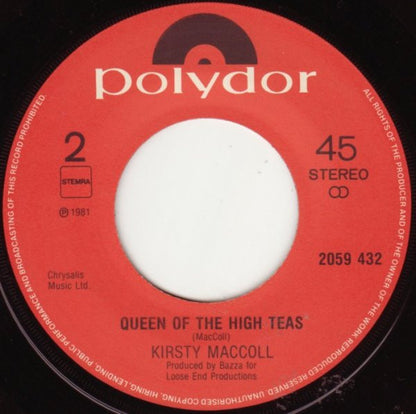 Kirsty MacColl : You Still Believe In Me (7")