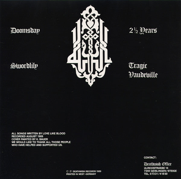 Love Like Blood : Sinister Dawn (12", EP)
