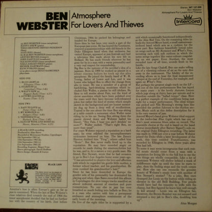 Ben Webster : Atmosphere For Lovers And Thieves (LP, Album, RE)