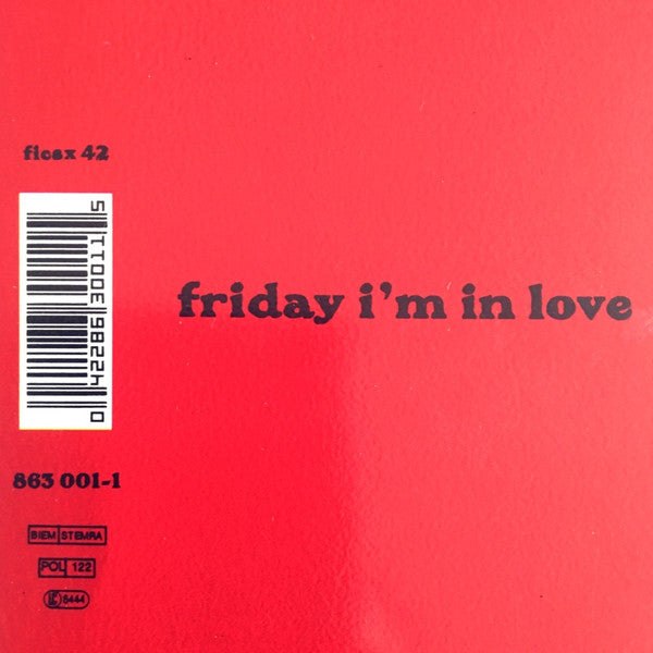 Cure* : Friday I'm In Love (12", Single, Cle)