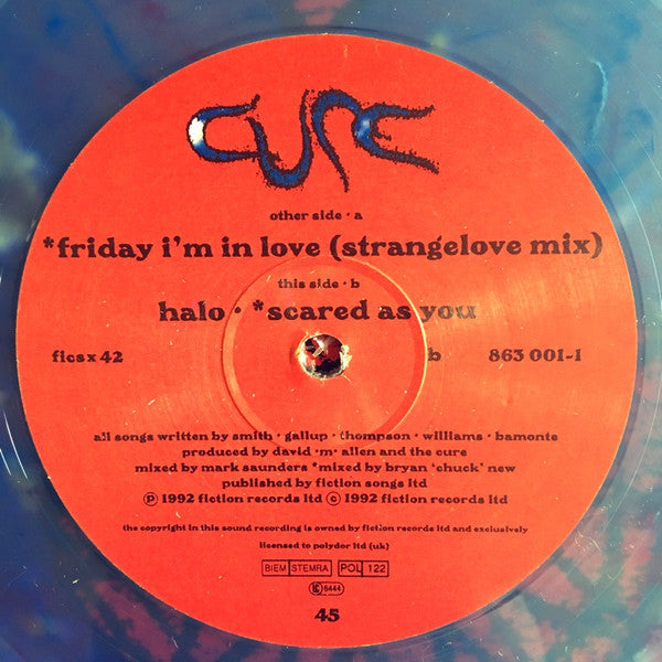 Cure* : Friday I'm In Love (12", Single, Cle)