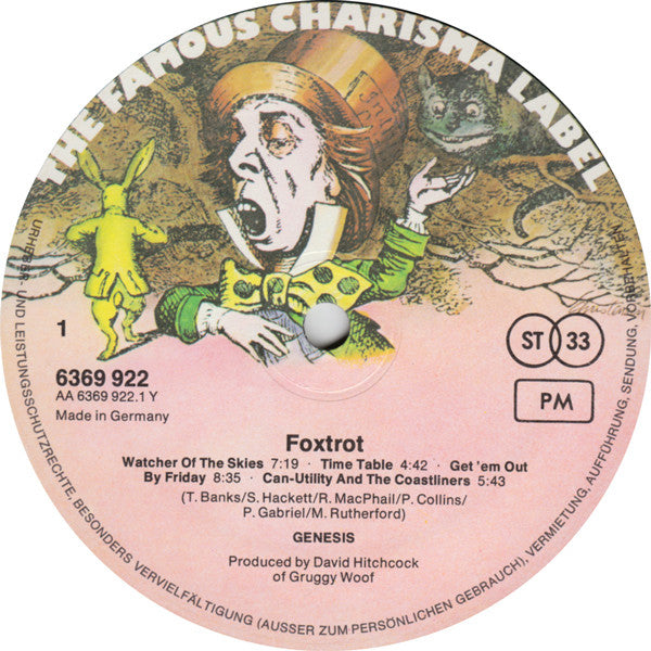 Genesis : Foxtrot (LP, Album, Gat)
