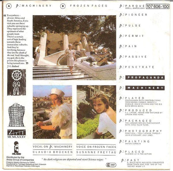 Propaganda : p: Machinery (7", Single)
