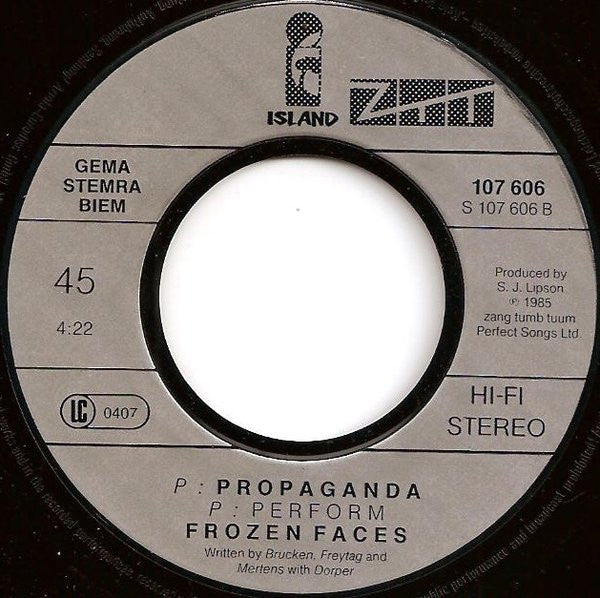 Propaganda : p: Machinery (7", Single)