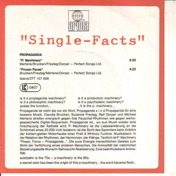 Propaganda : p: Machinery (7", Single)